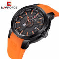 NAVIFORCE 9107 Men Quartz Watches Military Sport Watch Clock
